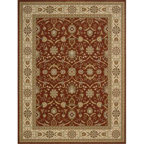 Nourison Persian Crown Area Rug Collection Brick 7 Ft 10 In. X 10 Ft 6 In. Rectangle 99446178213